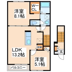 メゾン・ド・Ｓ　Ｂの物件間取画像